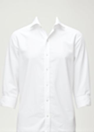 Beyaz slim fit keten erkek gömleği